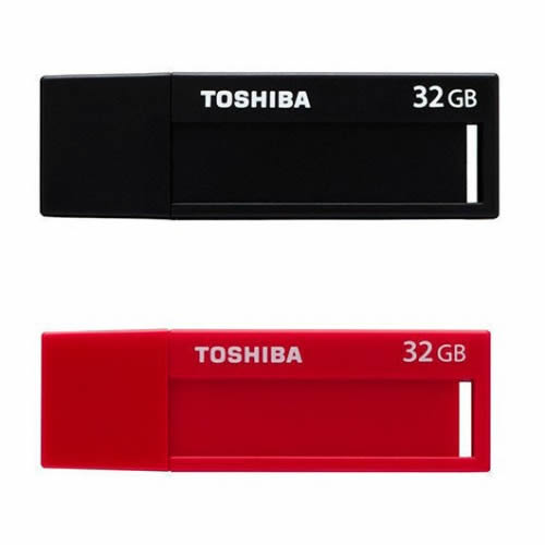 Pendrive 32gb Usb30 Toshiba Daichi Pack 2 Uds Negro Rojo